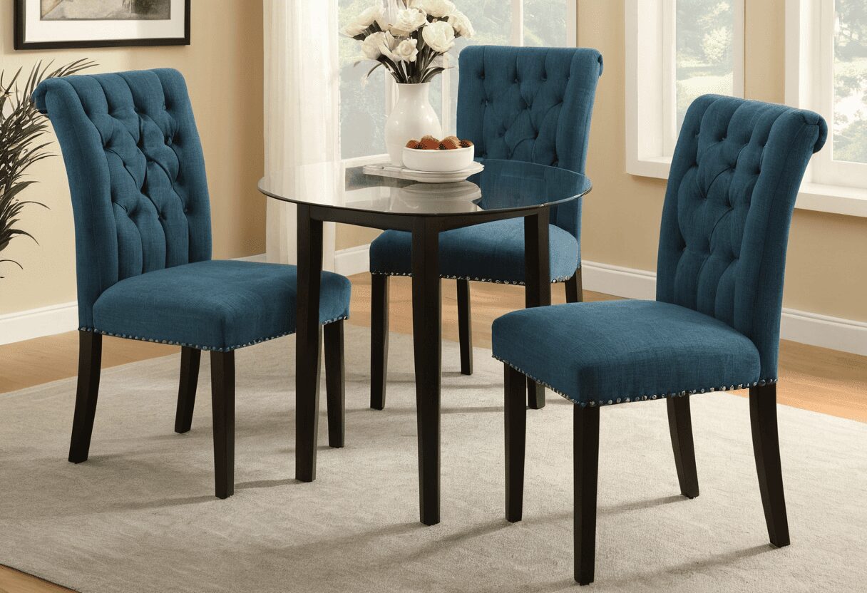 chenille fabric dining chairs