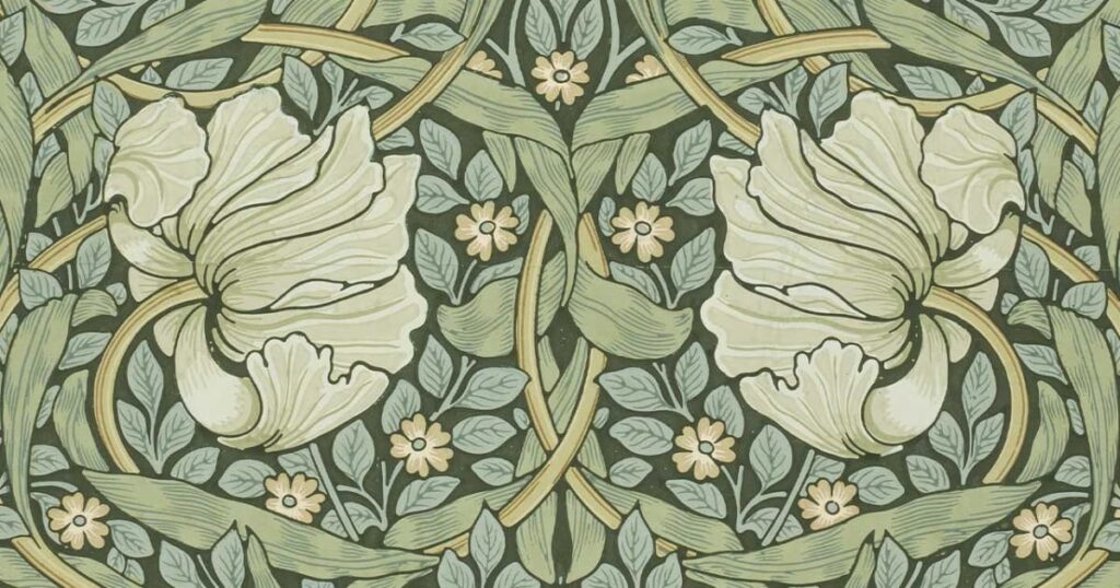 Art Nouveau Curtain Fabric