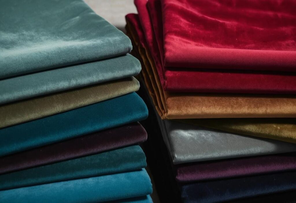 ألوان قماش مخمل تناسب الديكور الحديث