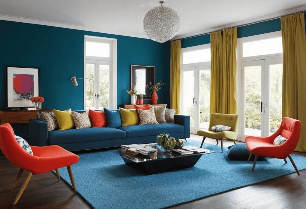 ألوان قماش الصالونات المودرن